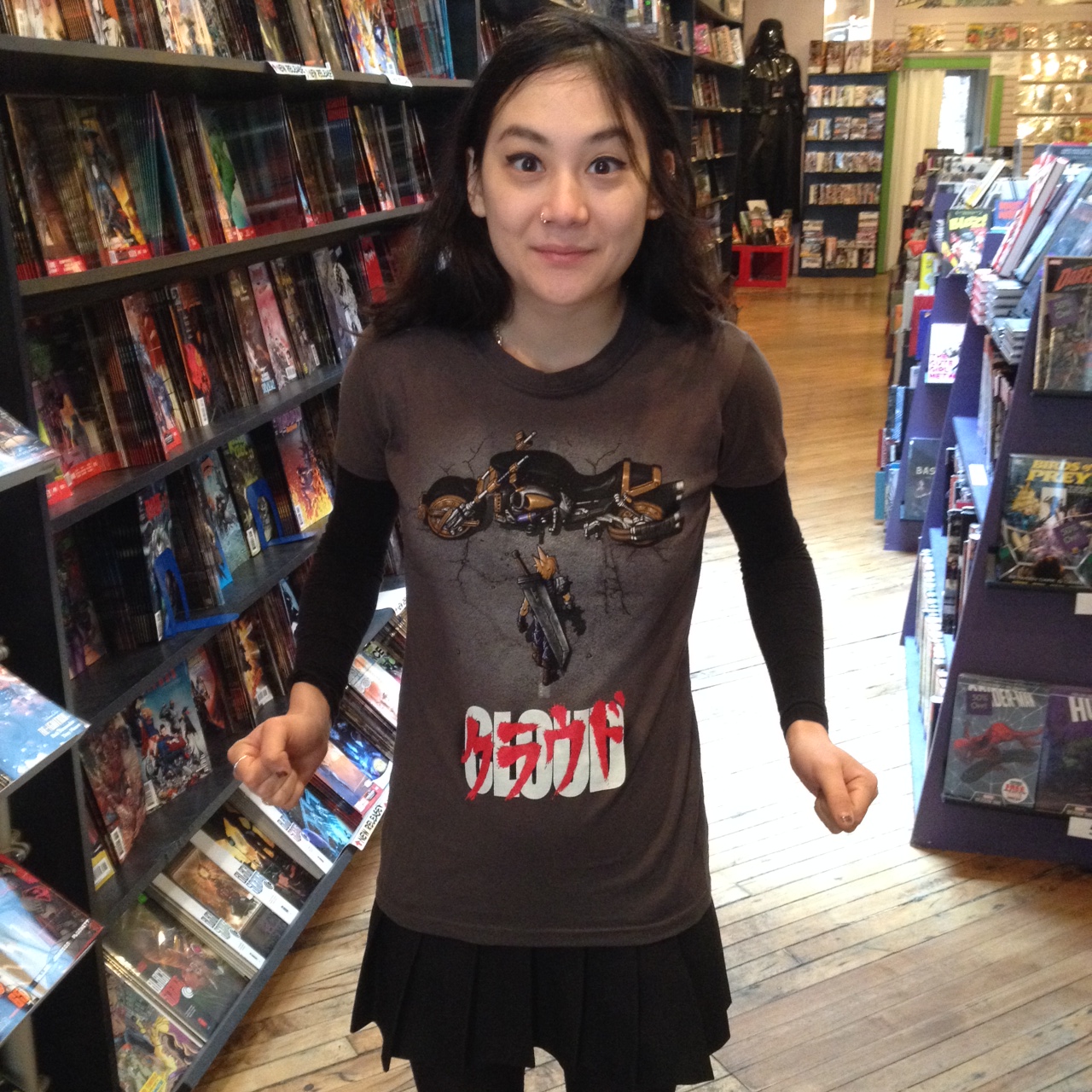 There are new TeeFury shirts in at both shops too! Michelle fell in love with this Akira / Final Fantasy VII mash-up one!