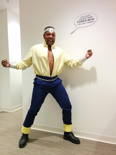 Here's one of our regular's dressed up as Classic Luke Cage! 